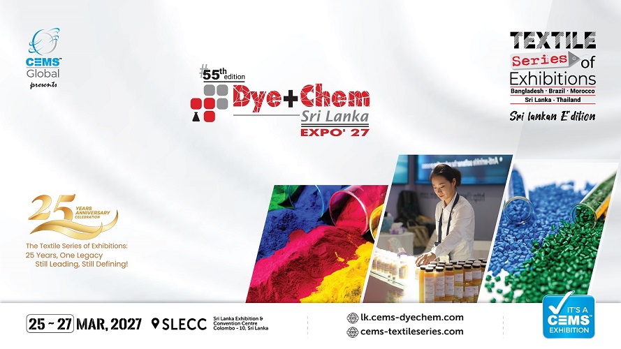 55th Dye+Chem Sri Lanka Int'l Expo 2027