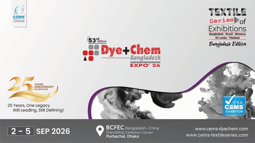  53rd Dye+Chem Bangladesh International Expo 2026