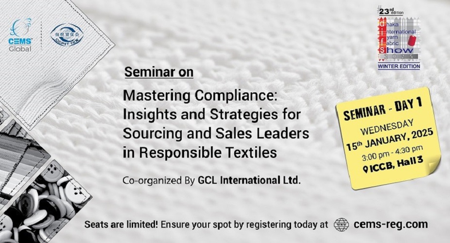  Seminar on Mastering Compliance: Insights and Strategies for Sourcing and Sales Leaders in Responsible Textiles